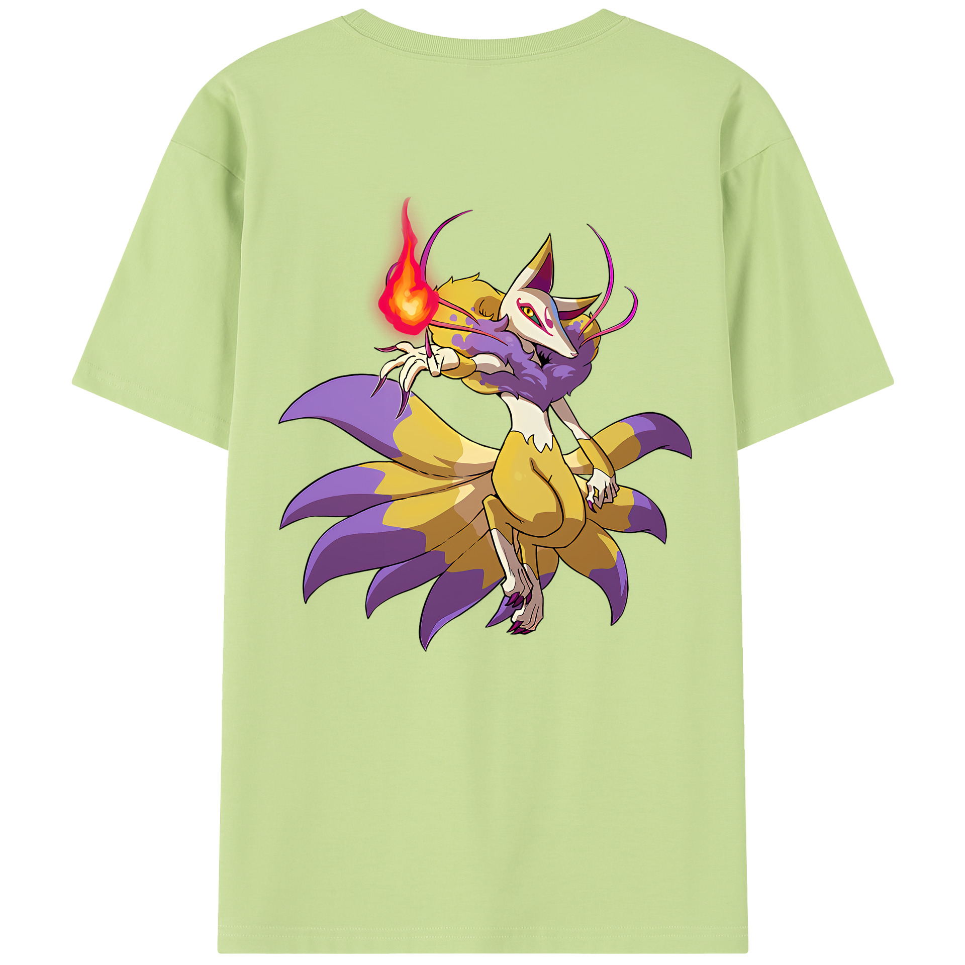 （画像用） 妖怪ウォッチ Yo-kai Watch 綿100％半袖Tシャツ（背面プリント）